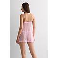 babydoll in pizzo the love club donna rosa taglia s