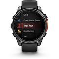 smartwatch fenix 8 47mm slate grey steel black