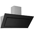 3265 b. 9 cappa aspirante a parete inox e vetro temperato nero 90cm