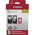 confezione da 2 cartucce di inchiostro originali pg-560/cl-561