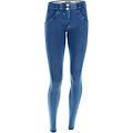 jeggings push up wr. up superskinny jersey-denim organico light blue-seams on tone donna extra