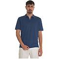polo in maglina blu medio