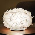 veli lampada da tavolo design ø 32cm bianco