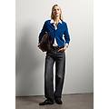 - cardigan blu in lana regular fit donna blu chiaro taglia xs