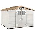 tuscany evo 280 casetta da giardino con finestre e porta a doppia anta 282. 5x242. 5x225 cm