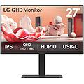 monitor 27'' 27ba75qb-b. aeu wide quad hd led nero