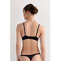 reggiseno a balconcino sofia in seta donna nero taglia 2d
