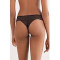 brasiliana in pizzo donna marrone taglia 5