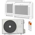 condizionatore console 3 dual split 9000+12000 btu inverter a++ unità esterna 4. 1 kw