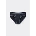 slip uomo in cotone superior con logo uomo blu taglia 5