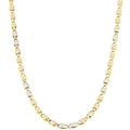 collana uomo oro giallo bianco gl100330