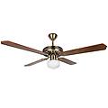 cl 76132 m ventilatore da soffitto con luce 60w