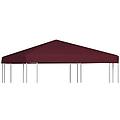 - copertura superiore per gazebo 310g / m² 3x3m bordeaux