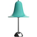 lampada da tavolo pantop blu-verde chiaro altezza 23 cm e14