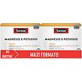 SWISSE magnesio e potassio integratore bipacco 40 bustine