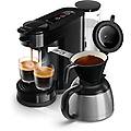 machine a café dosette - senseo switch hd6592/65 noir intense
