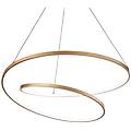 oz lampada a sospensione led ø 80 cm ottone
