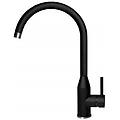 - miscelatore monocomando con canna girevole adige 21x40 cm keratek plus black nero assoluto 86
