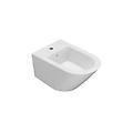 bidet sospeso in ceramica 57x36 cm globo forty3 fos09bi bianco ceramica