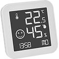 dig thermo-hygrometer bk&wh wh white