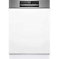 serie 6 smi6ecs12e lavastoviglie da incasso con frontalino 14 coperti acciaio spazzolato classe a