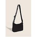 freddy - borsa a tracolla in neoprene con logo mst nero donna unica