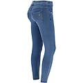 pantaloni n. o. w. superskinny vita media in jersey eco clear jeans-yellow seams donna xx large