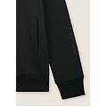 felpa con zip e collo alto risvoltabile deep forest donna large
