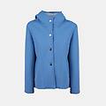 giacca da donna modello coat blu