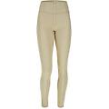 pantaloni push up wr. up skinny vita alta con zip similpelle olive donna extra small