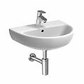 lavabo 55 selnova 55 cm monoforo sospeso bianco lucido