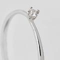 anello solitario grace oro bianco diamante collezione grace misura 56 oro bianco
