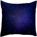 federa decorativa blu galaxy space star 46x46 pollici