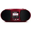 TECHNISAT digitradio 1990 stereo con radio dab-fm e lettore cd rosso