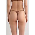 perizoma con fianchetto in microfibra ultralight donna naturale taglia 3