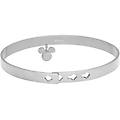 bangle lady message acciaio disney e cristalli collezione lady message argentato