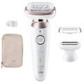epilatore silk-&eacute;pil 9 flex 9 3d senza fili 3 testine wet & dry