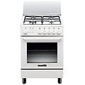 s640 21 w cucina a gas 4 fuochi forno a gas 60x60cm bianco