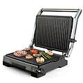 griglia elettrica bxgr2200e inox e black 2200w