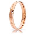fede nuziale lyra oro rosa brillanti promesse