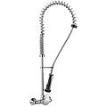 kit gruppo doccia prelavaggio con miscelatore a parete per lavello kpr00/80 cromato ottone