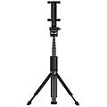 - clickpluspodbk treppiede smartphone / fotocamera di azione 3 gamba / gambe ner