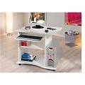 interlink scrivania con ruote / bianco