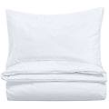 set copripiumino e federa padaro chiusura per hotel 135x200 cm (lxl) 80x80 cm (lxl) bianco