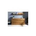 credenza in legno di quercia selvatica 173x40x85 oliato marrone kent #308