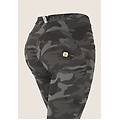 pantaloni push up wr. up 7/8 superskinny stampa camouflage mimetic allover grey donna extra large