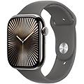 Apple Watch Series 10 Gps Cellular 46mm Titanio Naturale Sport Band Grey M L