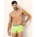 boxer in cotone elasticizzato new fashion color / lime / 7 lime