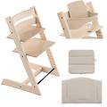 kit tripp trapp con cuscino eco e baby set 2 natural beige eco natural beige eco