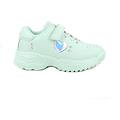 sneakers da bambina verde con strap taglia 24